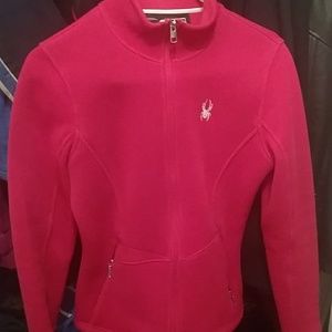 Pink Spyder jacket size medium